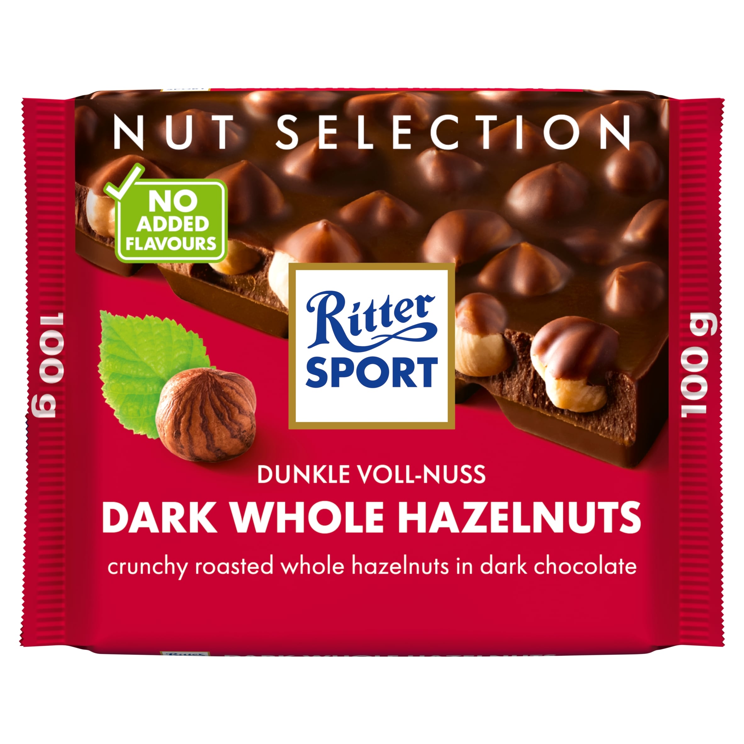 Ritter Sport Dark Whole Hazlenuts 100G