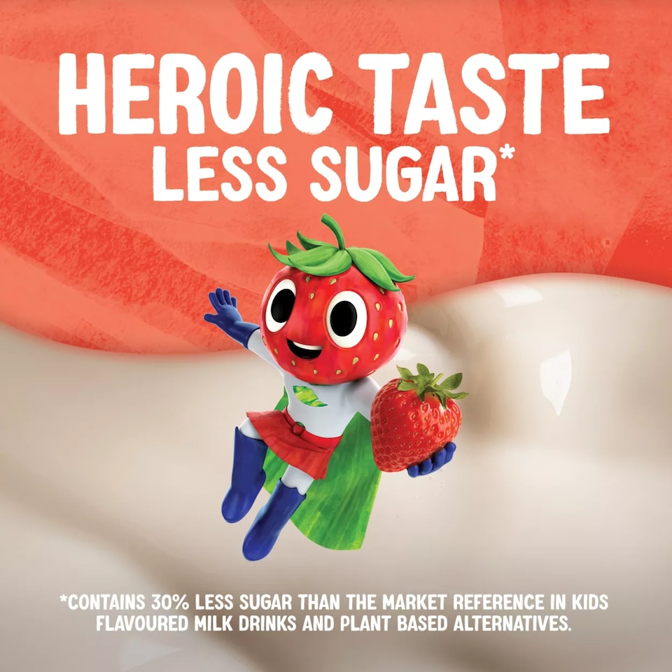 image 1 of Alpro Kids Soya Strawberry Long Life Dairy Free Drink 200ml