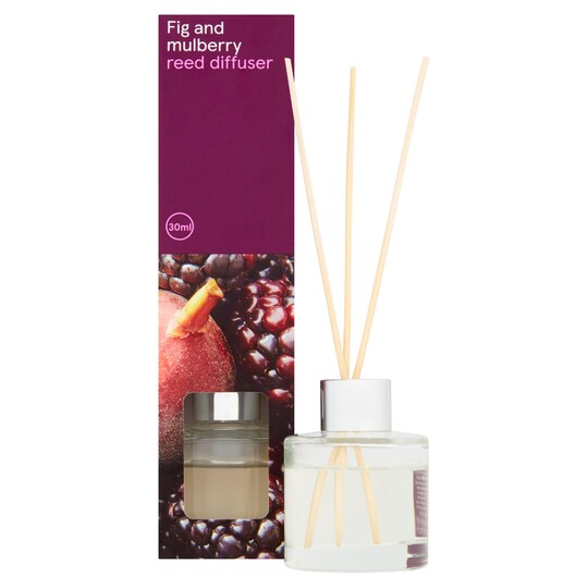 Tesco Scented 30Ml Reed Diffuser Fig & Mulberry Tesco Groceries