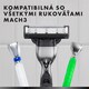 image 5 of Gillette Mach3 Charcoal Razor Cart Refills for Men, 5 3-Blade Razor Blade Refills