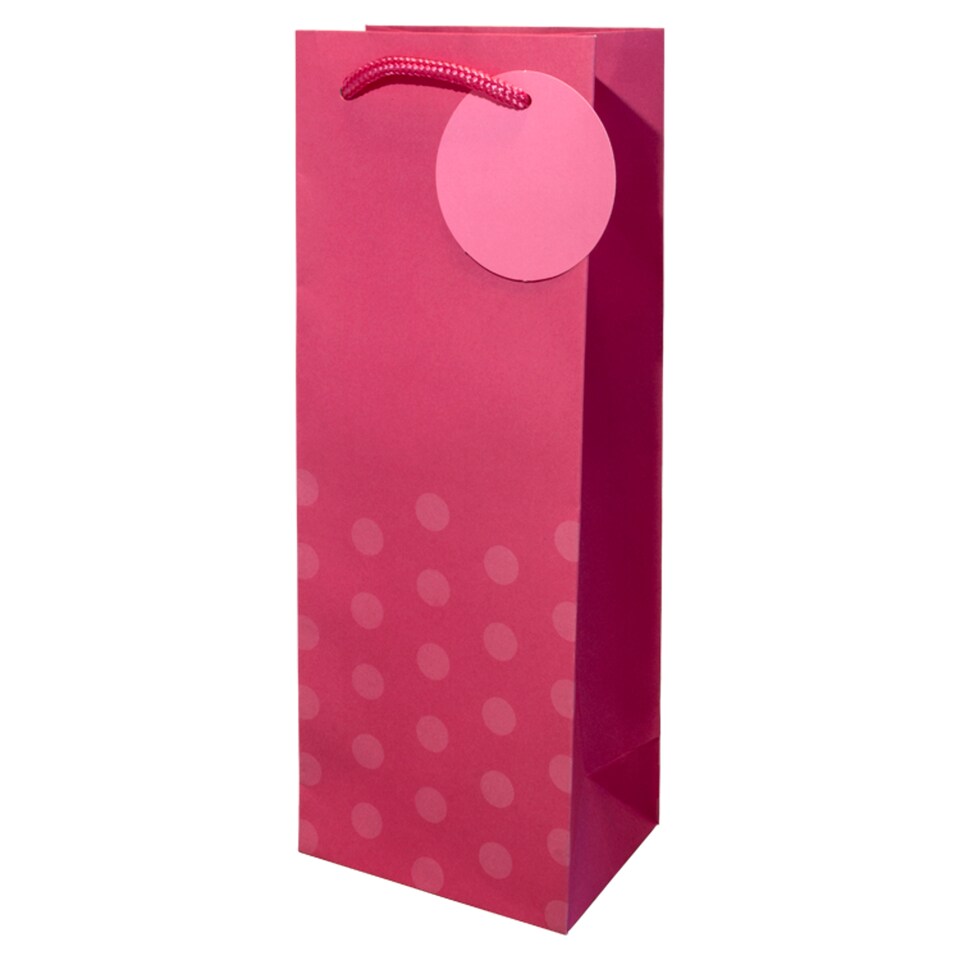 Tesco Pink Dash Bottle Bag