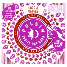 Pulsin Kids Chocolate & Raisin Bars 5X25g