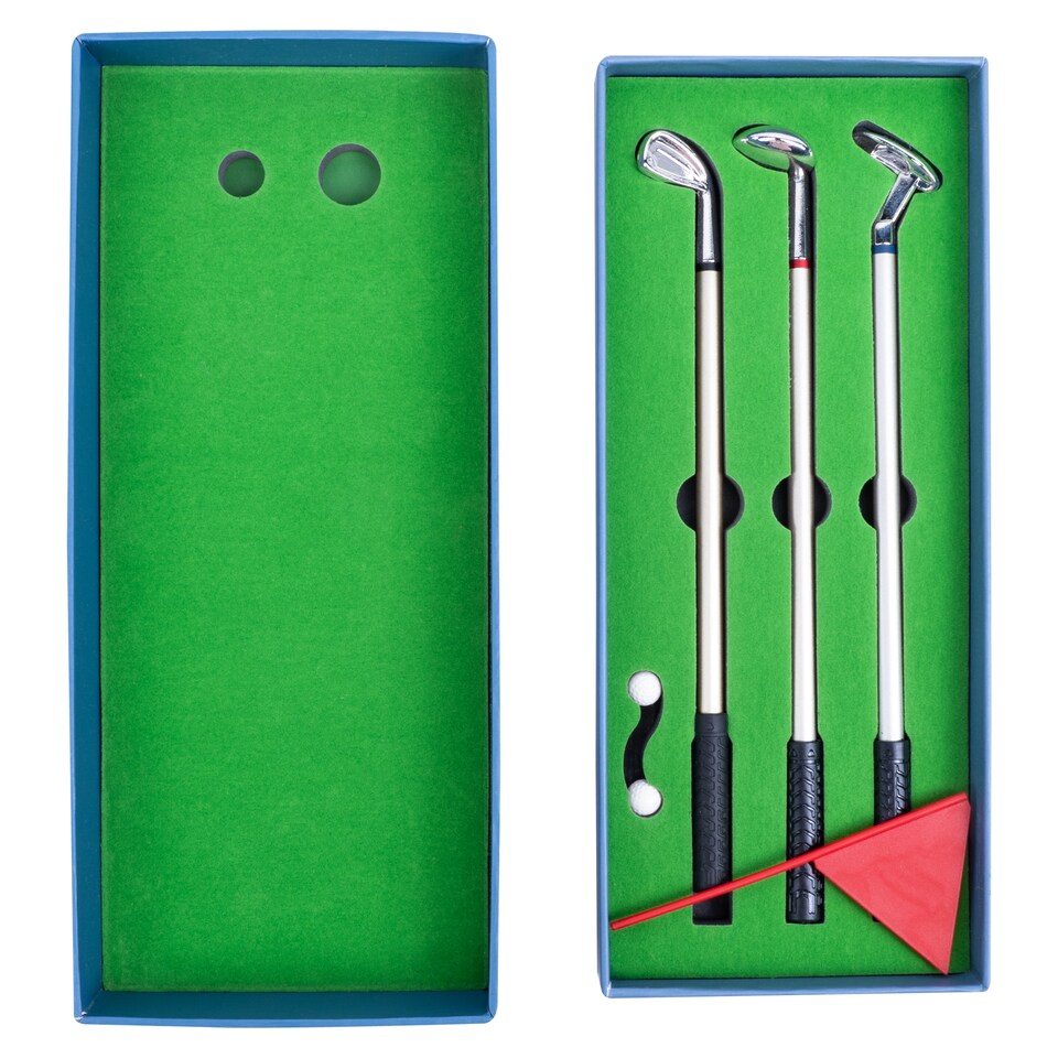 image 1 of Golf Club Pens Gift Set