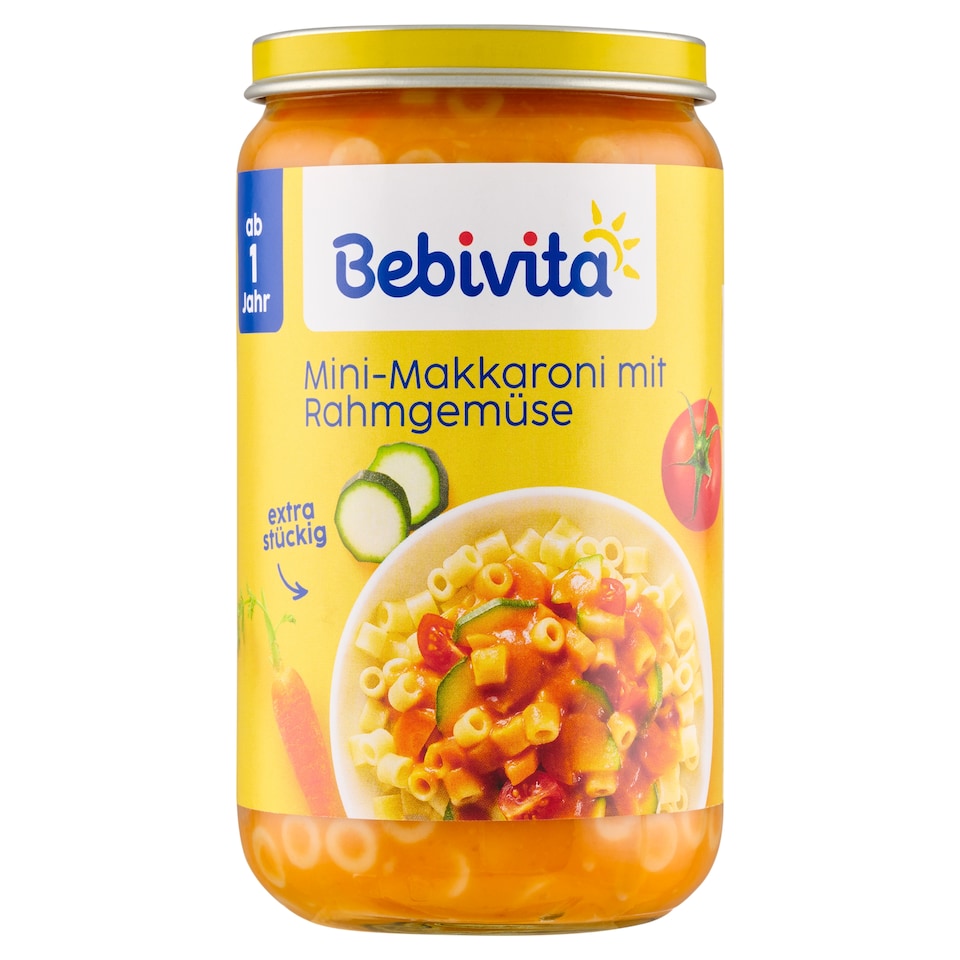 Obrázek 1 pro produkt Bebivita Zelenina, nudle a smetanová omáčka 250g