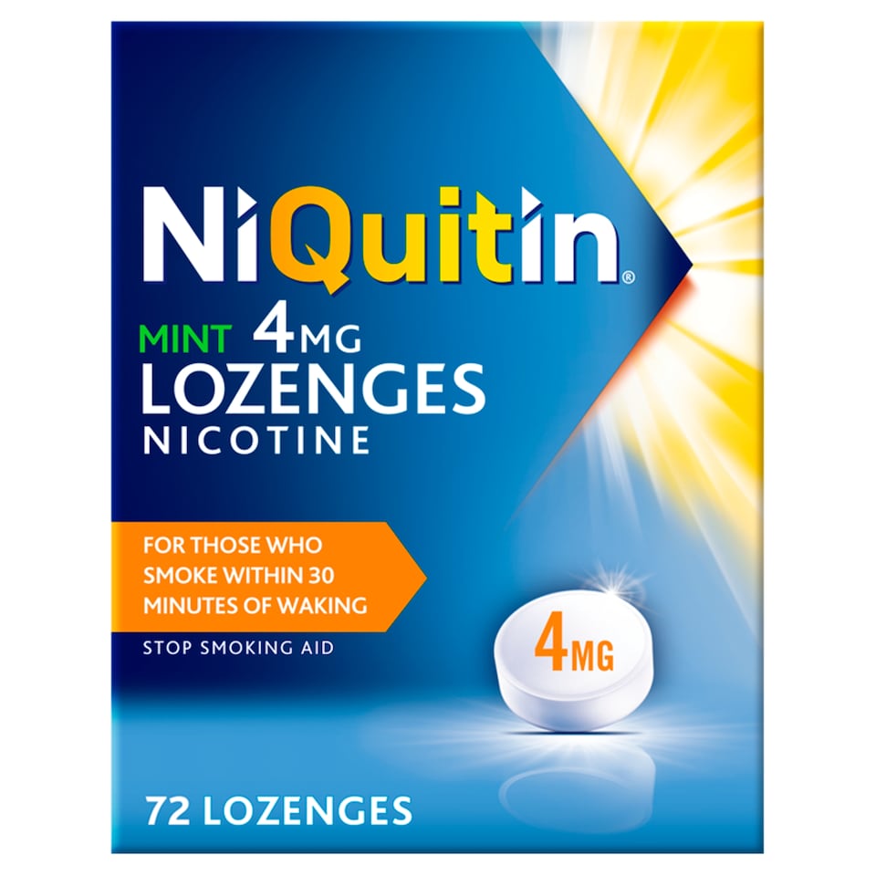 image 1 of NiQuitin Stop Smoking Aid 4mg Nicotine Lozenges - Mint 72s