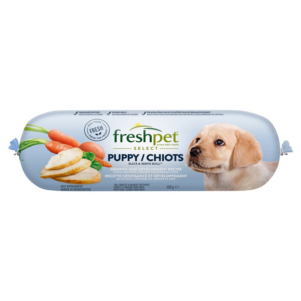 Freshpet Chicken, Vegetable And Rice Fresh Puppy Food 680G