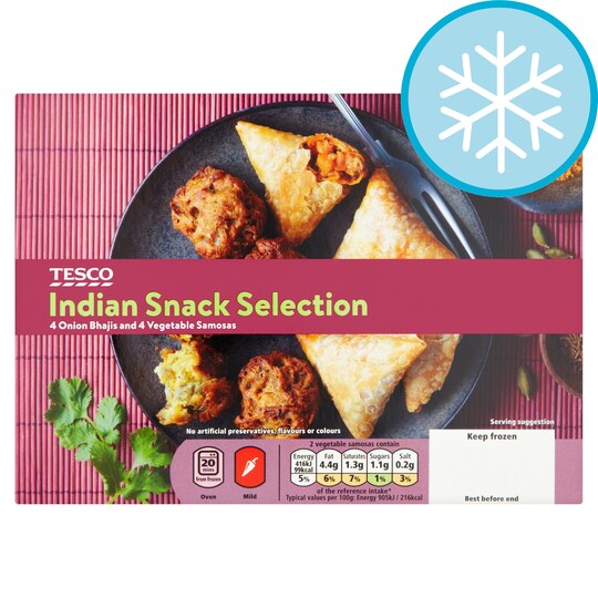 Tesco Indian Snack Selection 200g Tesco Groceries