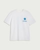 image 4 of F&F Pure Cotton Sole Eterno T-Shirt in White