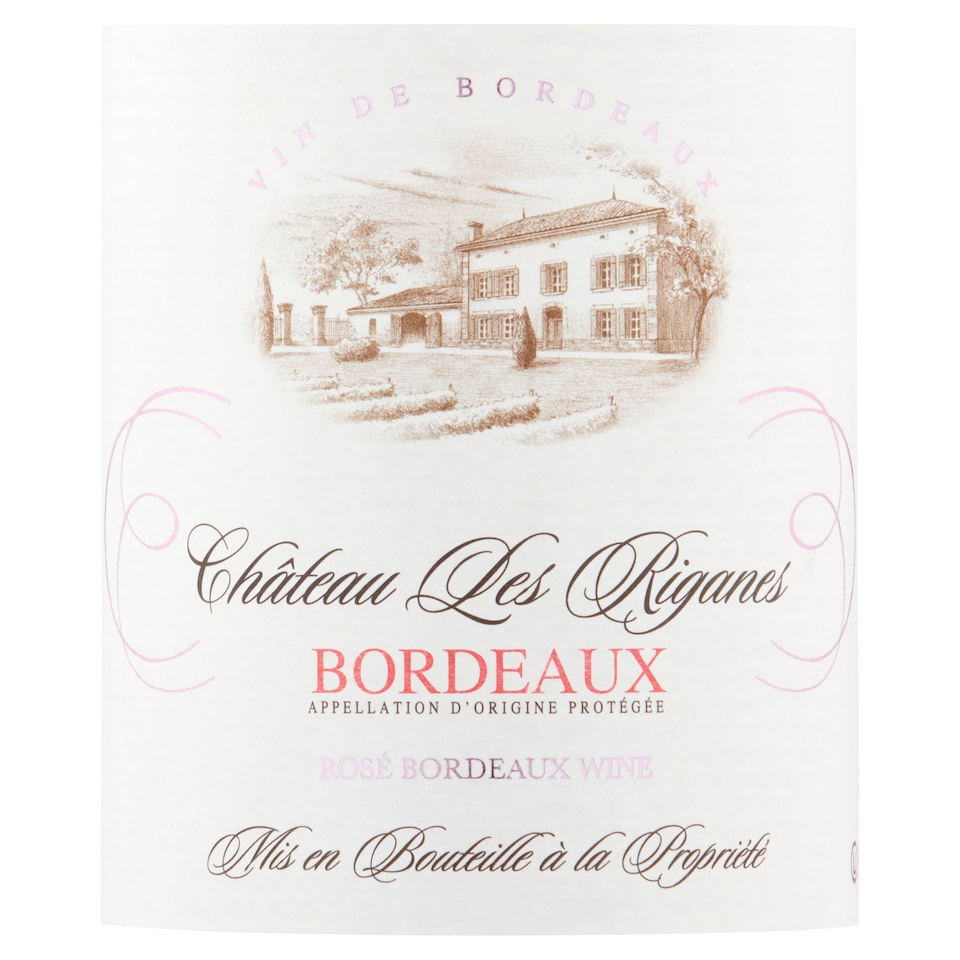 image 1 of Chateau Les Riganes Bordeaux Rose 750Ml