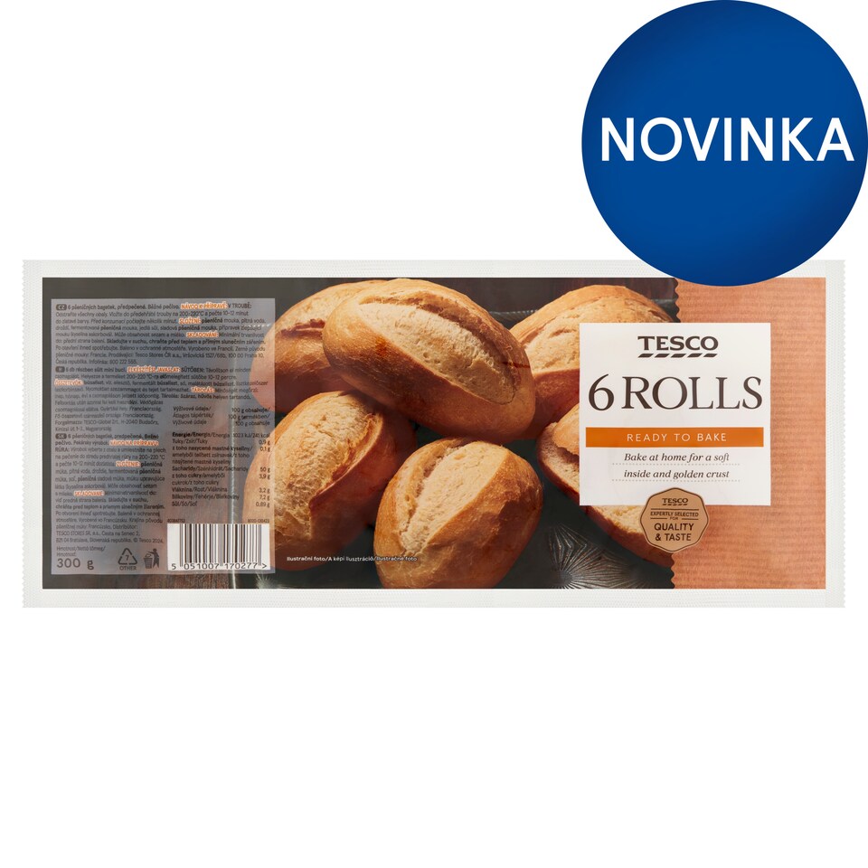 Tesco Rolls 6 pcs 300 g