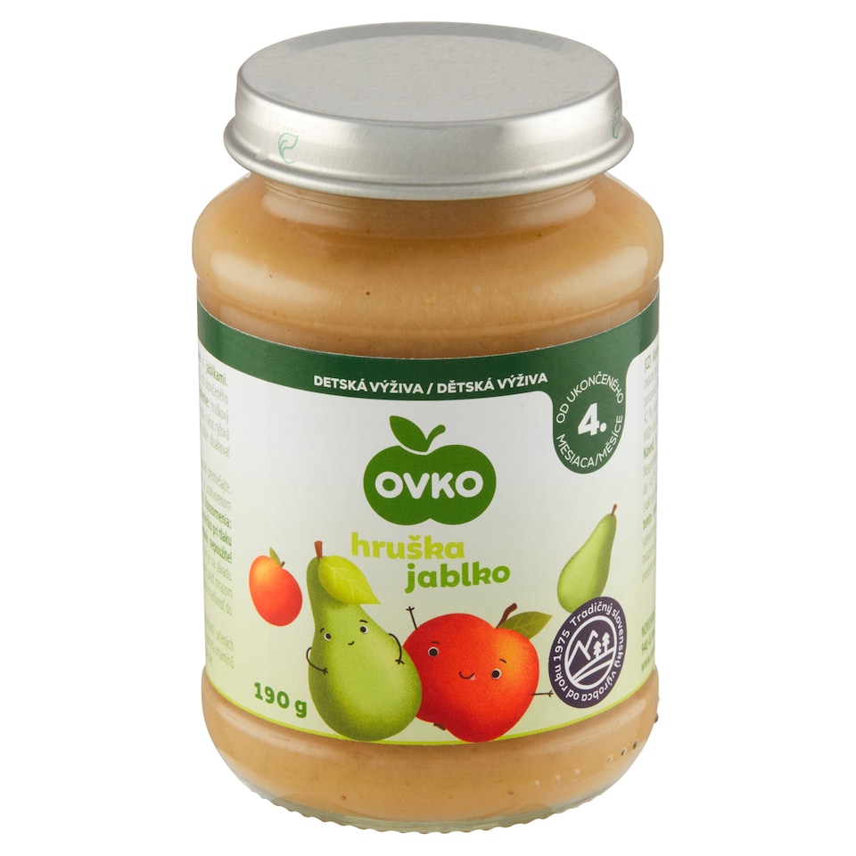 obrázok 1 z OVKO Dojčenská výživa hruška jablko 190 g