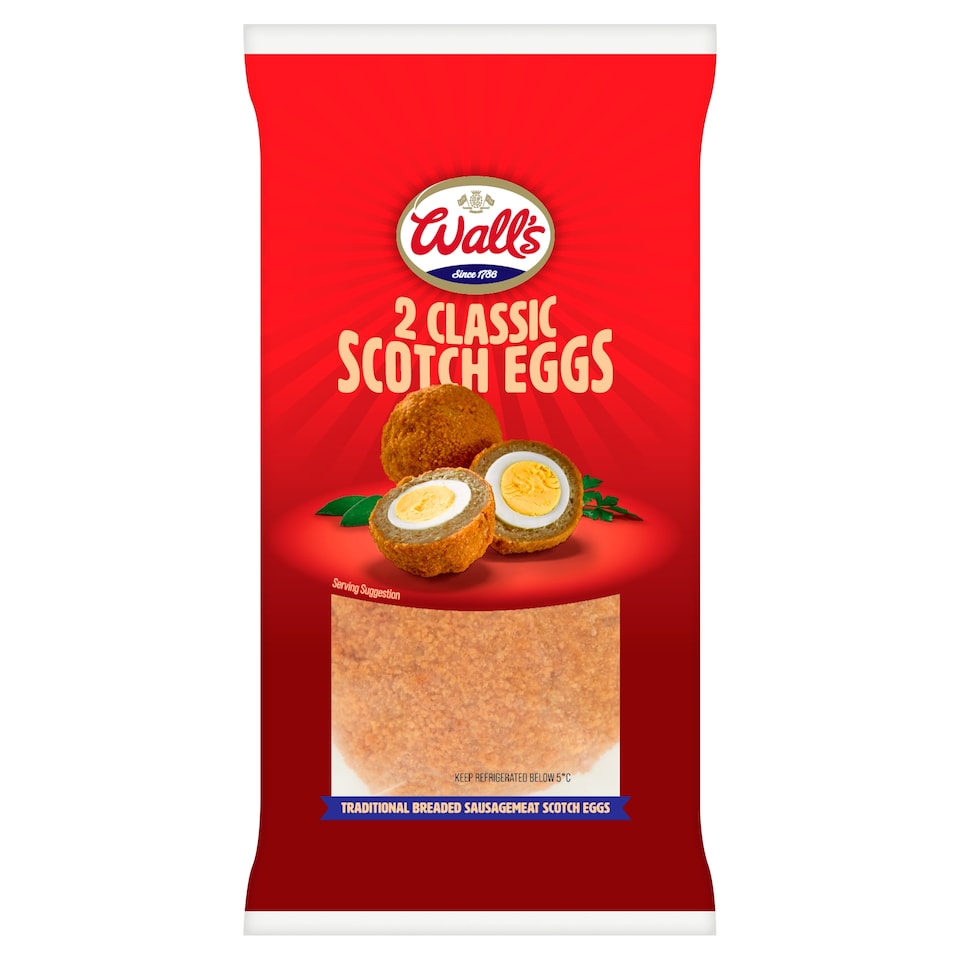 Wall's 2 Classic Scotch Eggs 226g
