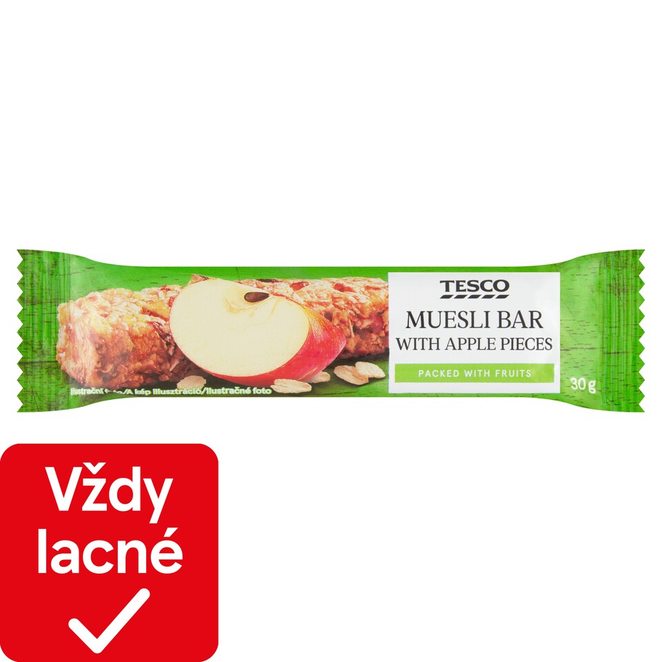Tesco Müsli tyčinka s jablkami 30 g