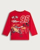 image 4 of Disney Cars Pure Cotton Lightning McQueen Long Sleeved Top in Red
