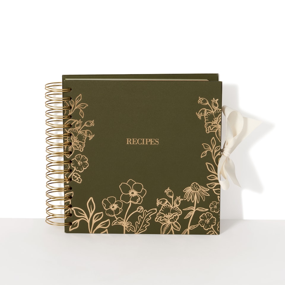 image 1 of Paperchase Full Bloom Recipe Book