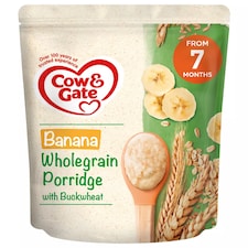 Cow And Gate Banana Wholegrain Porridge Baby Cereal From 7 Month 200G