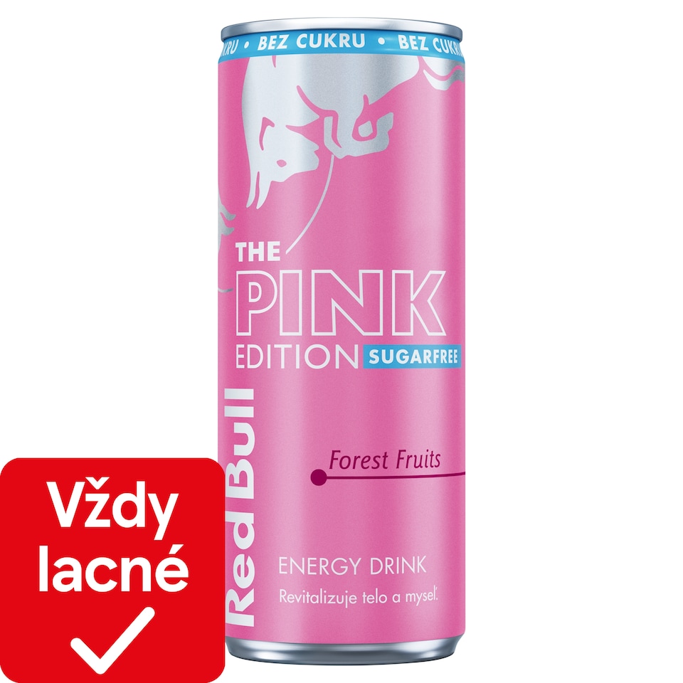 obrázok 1 z Red Bull Energy Drink Pink edition Sugarfree 250 ml