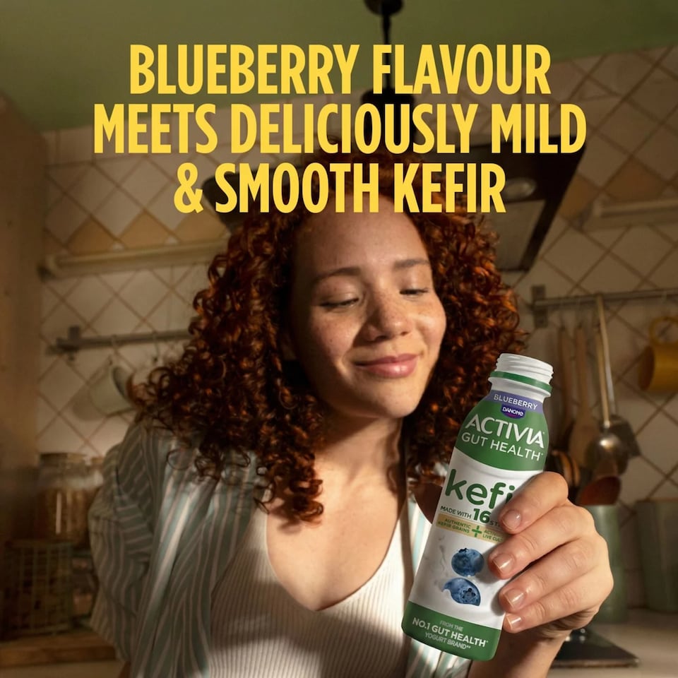 image 1 of Activia Kefir Blueberry Gut Health Kefir Drink 280g