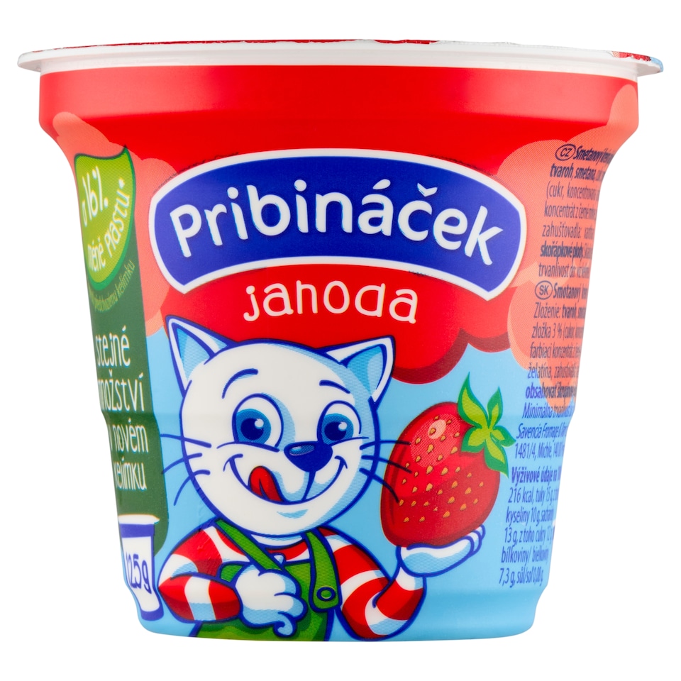 image 1 of Pribináček Strawberry 125 g