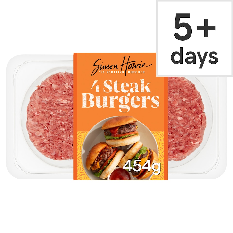 S Howie 4 Premium Steak Burger 454G