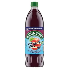 Robinsons Double Strength Apple & Blackcurrant Squash 1L