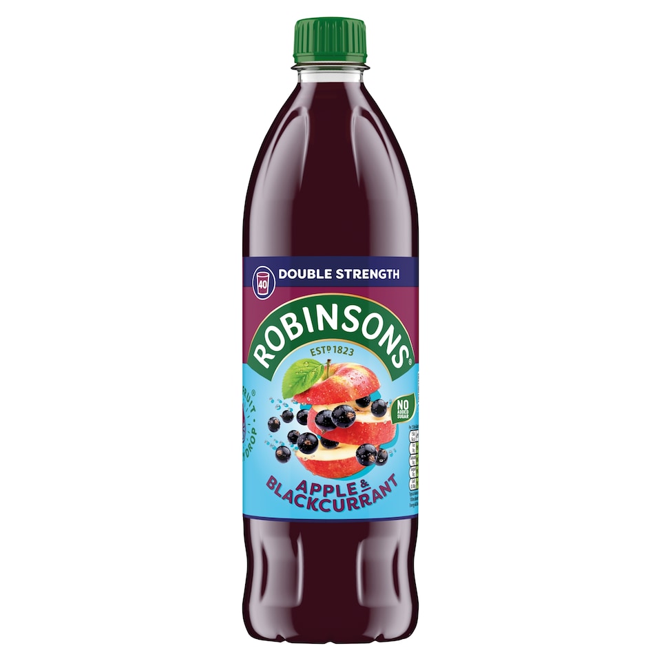 Robinsons Double Strength Apple & Blackcurrant Squash 1L