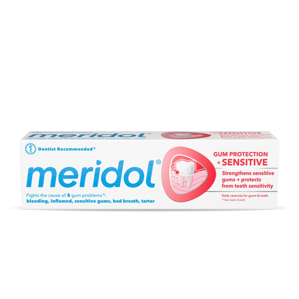 Obrázek 1 pro produkt Zubní pasta meridol Ochrana Dásní + Citlivost 75 ml