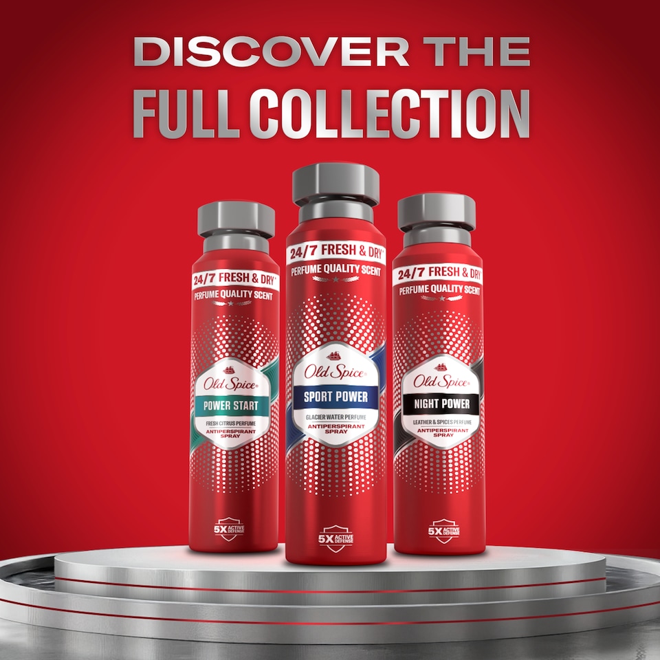 Old Spice Sport Power Férfi Izzadásgátló Spray, 150ml  1. kép