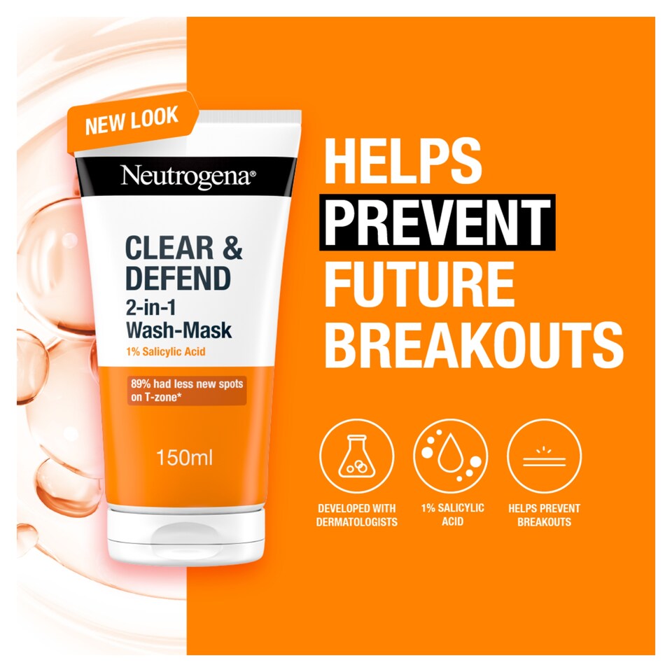 image 1 of Neutrogena Visibly Clear 2 In 1 Mask 150Ml