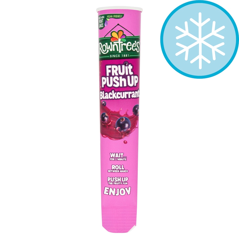 Rowntree's Fruit Push Up Ice Lolly - Blackcurrant 100ml