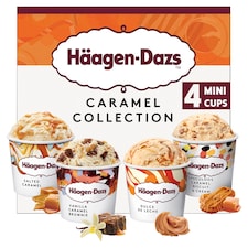 Haagen-Dazs Caramel Mini Ice Cream Cups 4 X 95Ml