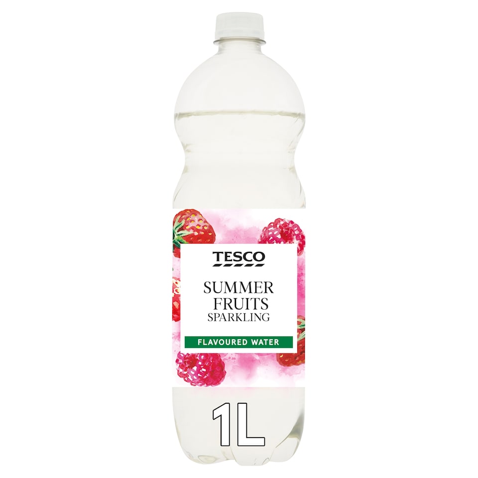 Tesco Summer Fruits Sparkling Flavoured Water 1 Litre