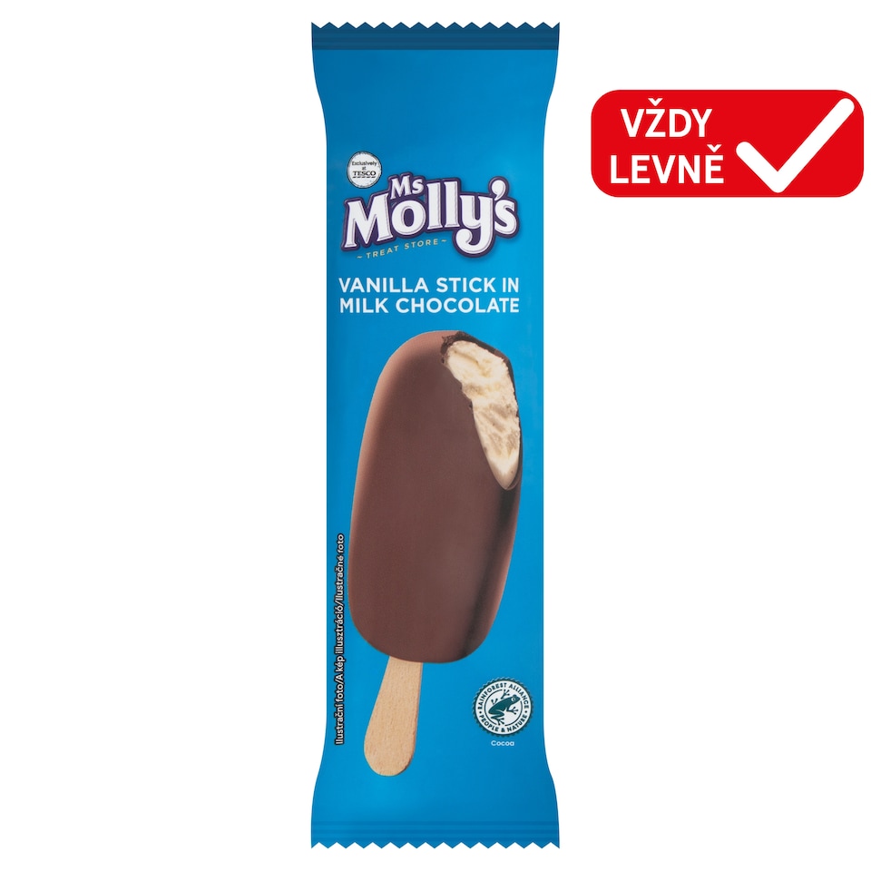 Ms Molly's Vanilla Stick in Milk Chocolate 120ml