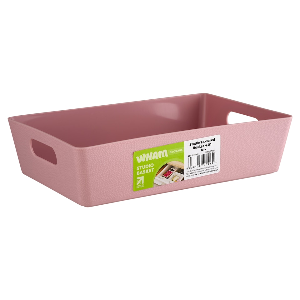 image 1 of Wham Studio Rose Storage Basket 4.01