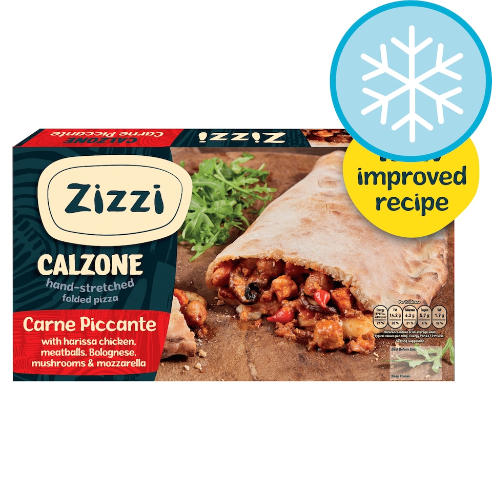 Zizzi Calzone Carne Piccante 400g