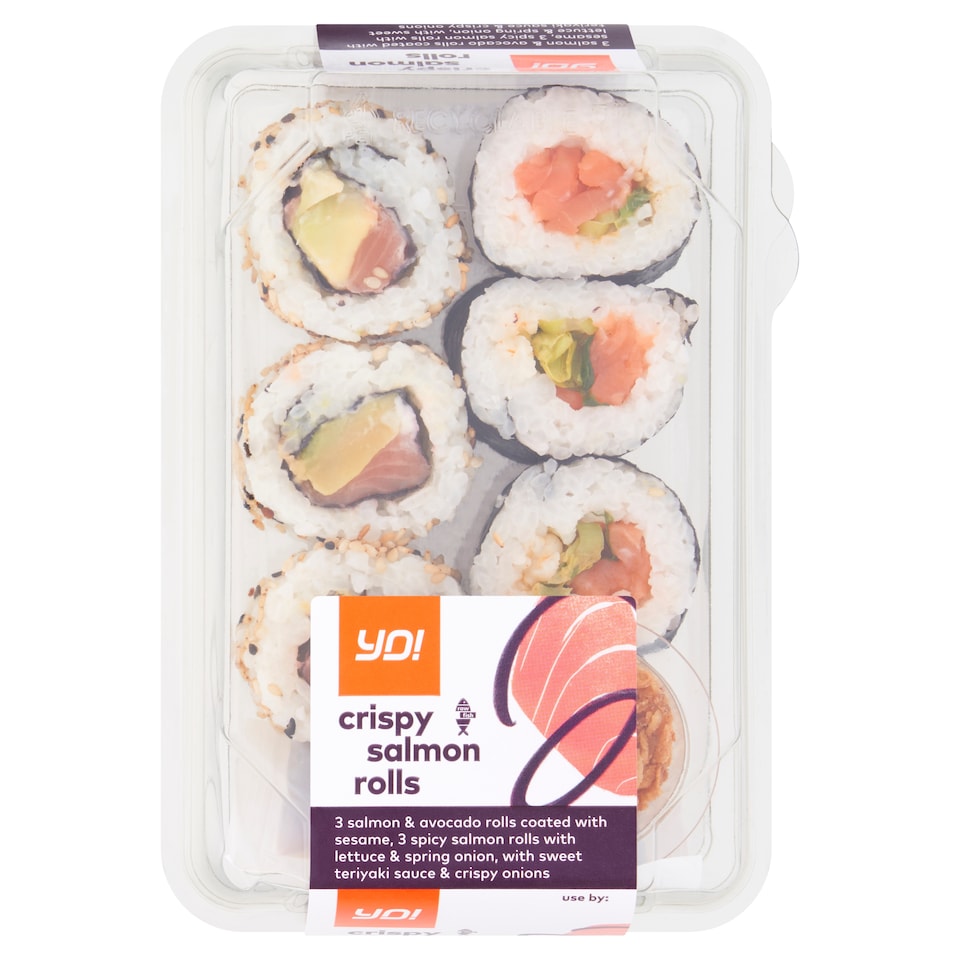 Yo! Crispy Salmon Rolls 169G