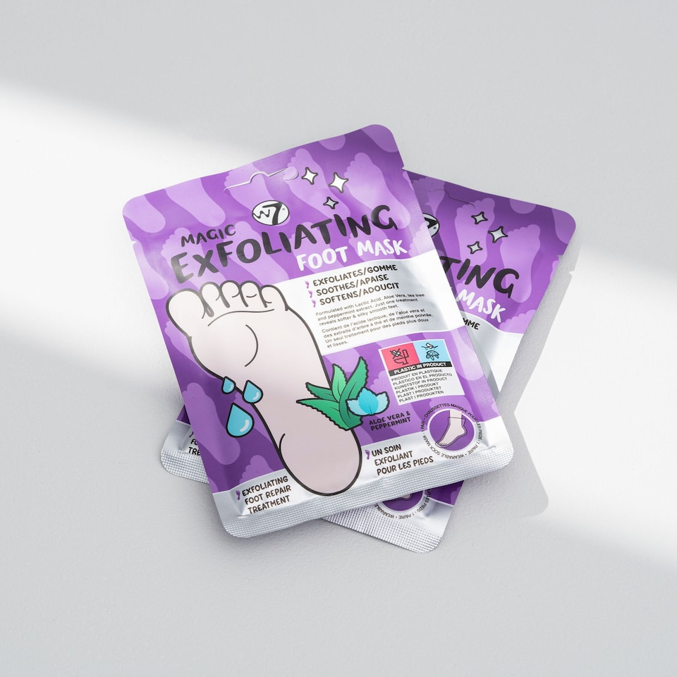 image 1 of W7 Magic Exfoliating Foot Mask Treatment