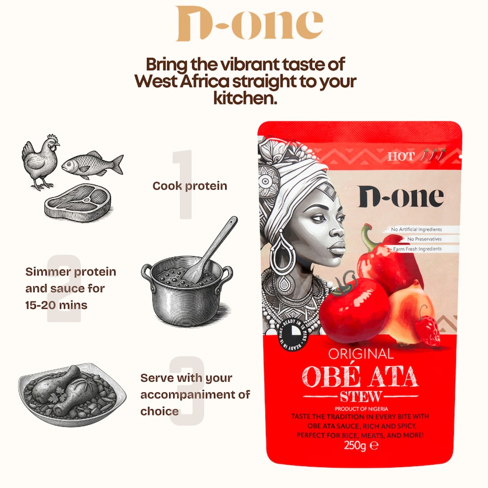 image 1 of D-One Obe Ata Stew Hot 250g