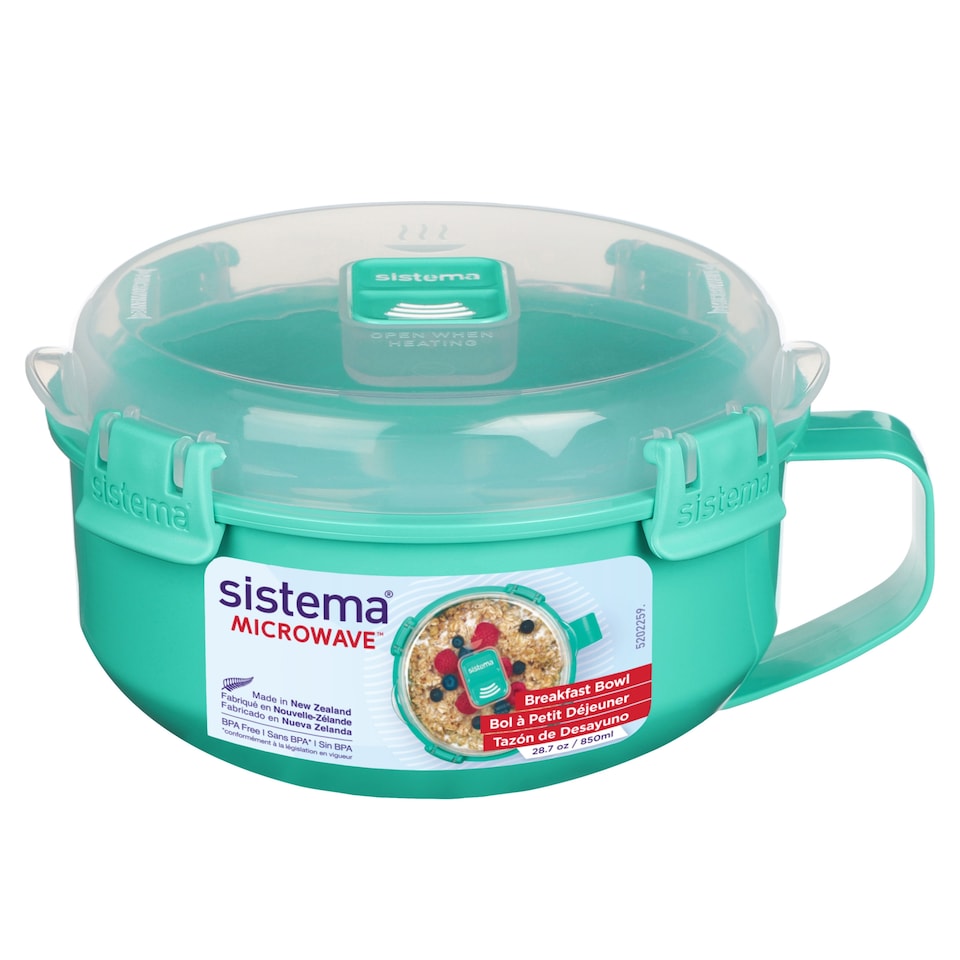image 1 of Sistema Porridge To Go Microwave Food Storage Bowl