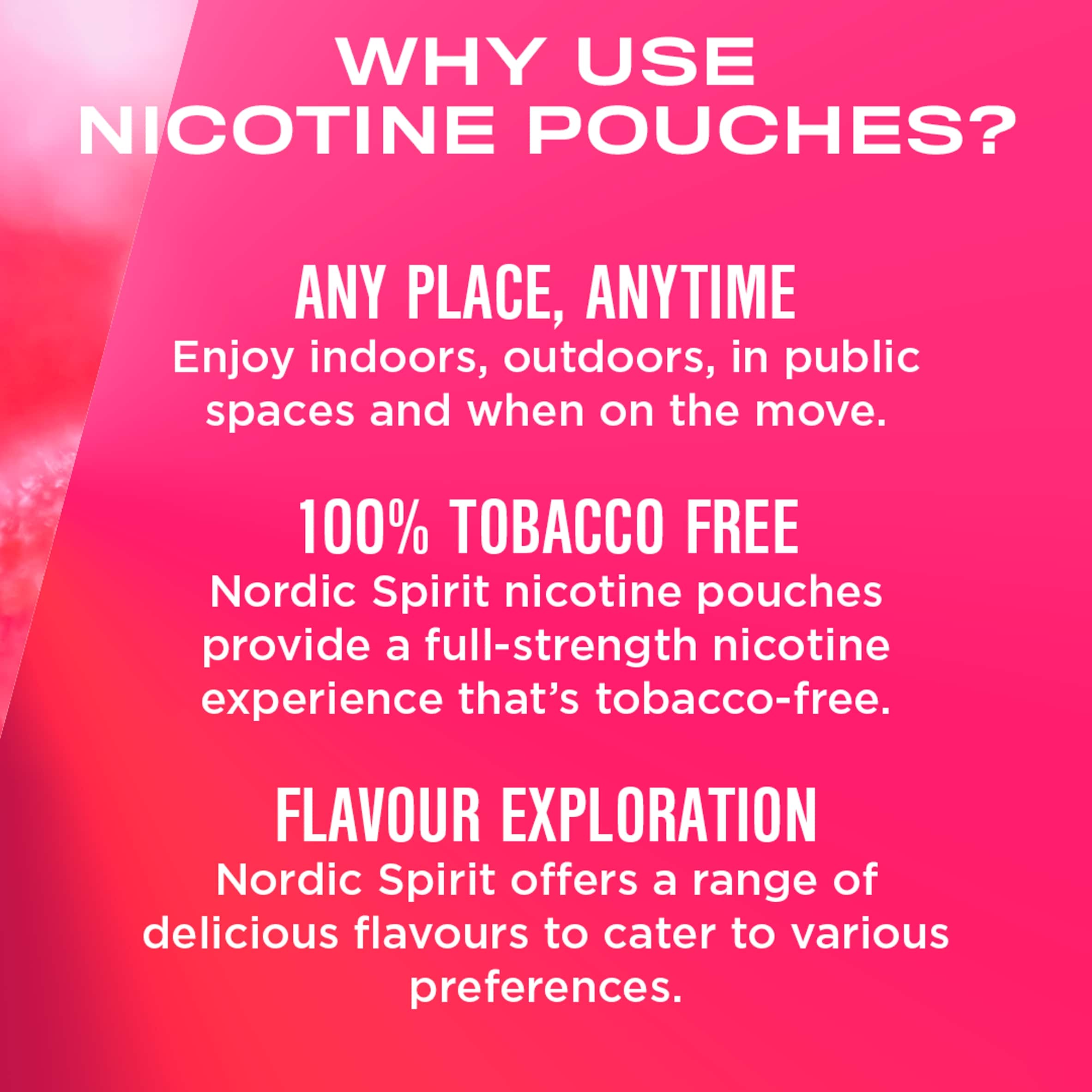 Nordic Spirit Raspberry Regular - Tobacco Free Nicotine Pouches 20 Pack 6mg  14g