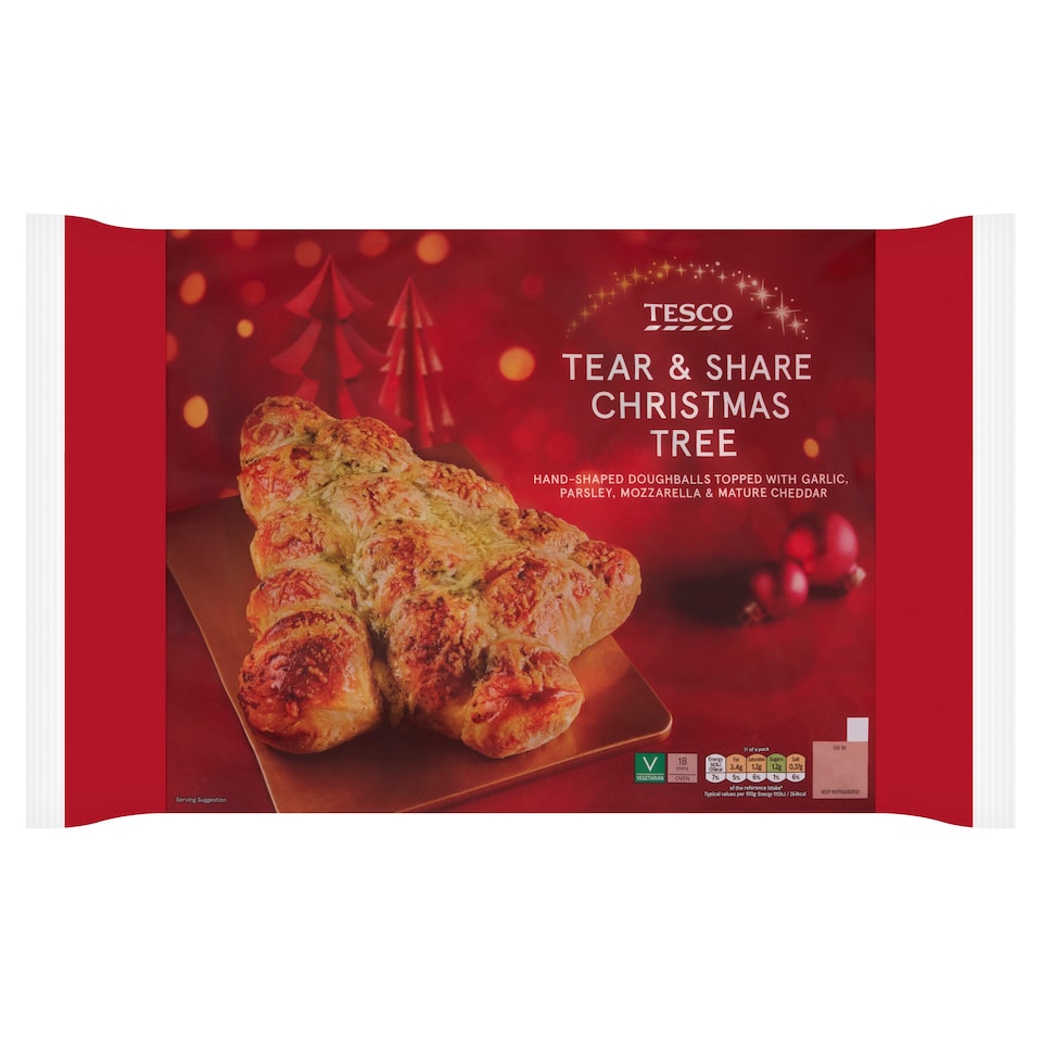 Tesco Christmas Tree Tear & Share 355g