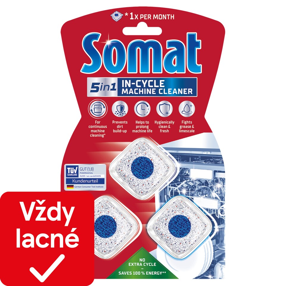 image 1 of Somat Dishwasher Cleaner 3 x 19 g