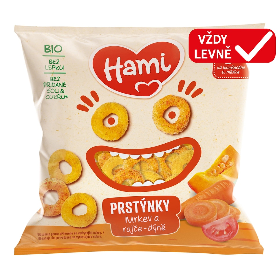 image 1 of HAMI rings Carrot and tomato-pumpkin 20 g