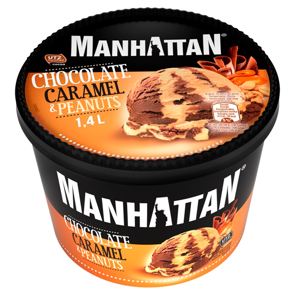 Manhattan Chocolate Carmel & Peanuts 1400ml