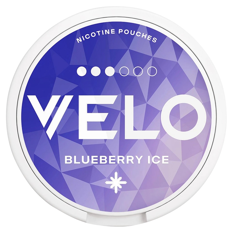 Velo Blueberry Ice Nicotine Pouches 8 mg 20 Pack