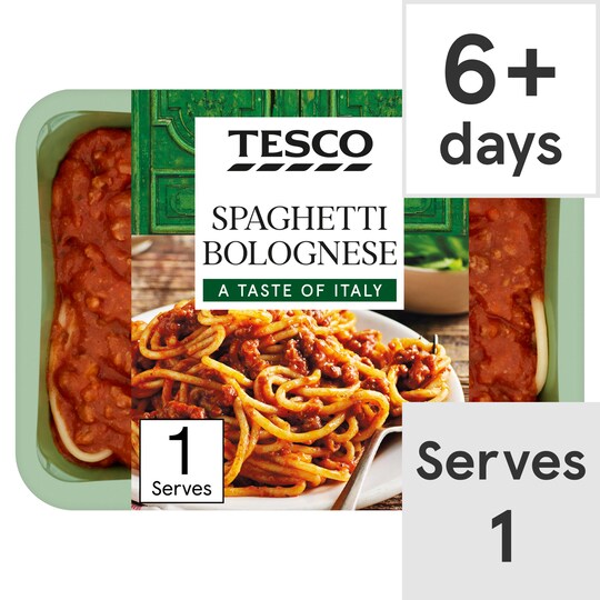 Tesco Spaghetti Bolognese 450G Tesco Groceries