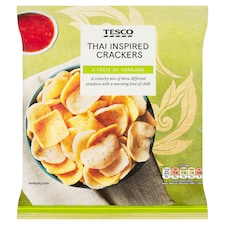 Tesco Thai Inspired Crackers 60G