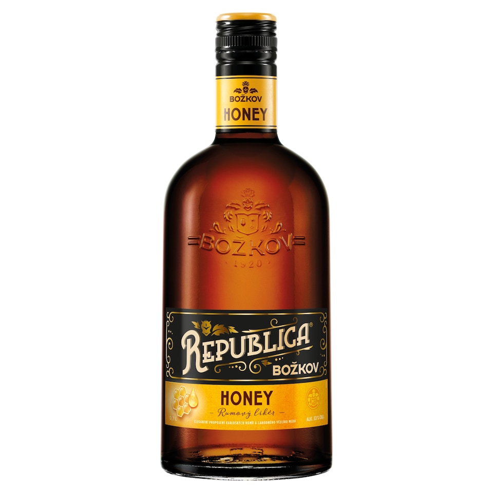 Božkov Republica Honey Rum Liqueur 33% 0.7 L