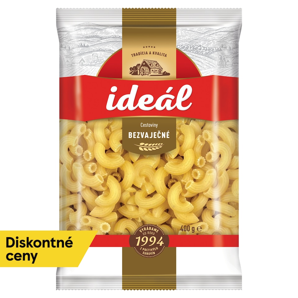 Ideál Rigatoni Egg-Free Pasta 400 g