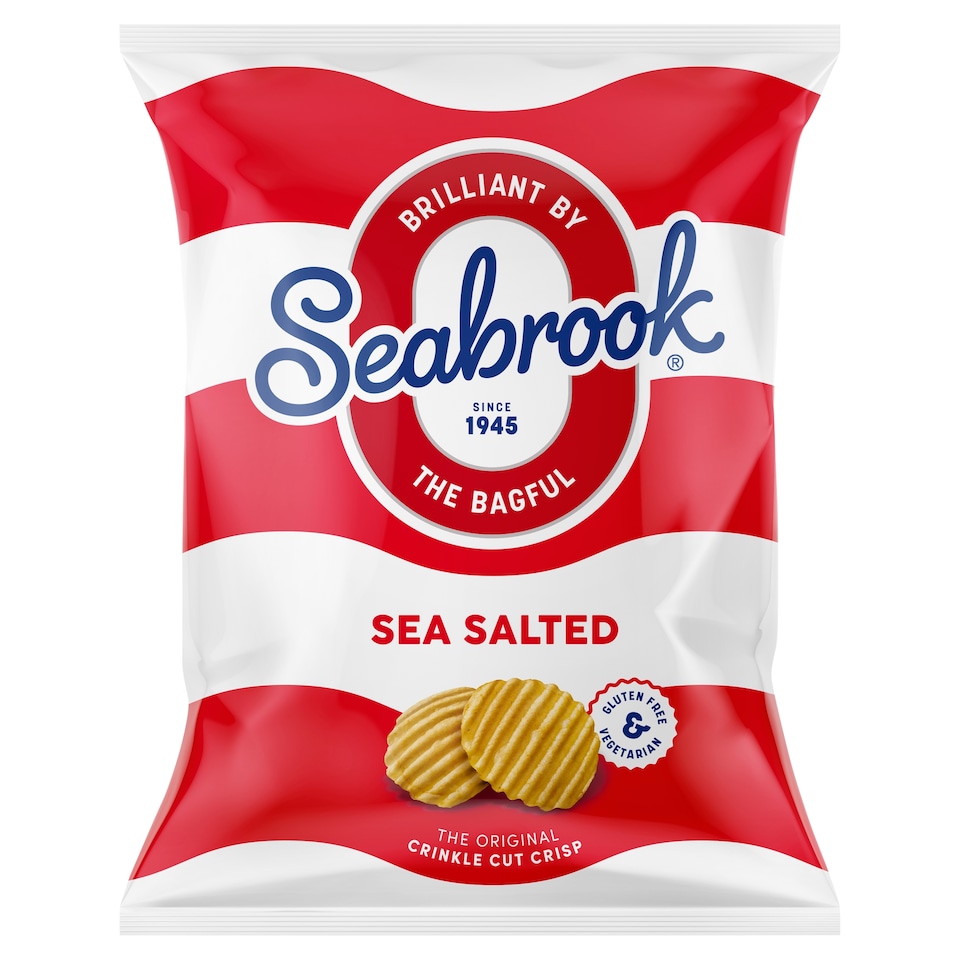 Seabrook Crinkle Sea Salt Crisps 31.8G